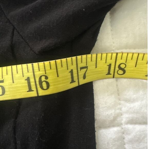 EILEEN FISHER Dress Womens Small Black Jersey Knit Asymmetric Minimalist Capsule - Picture 8 of 11